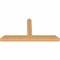 Ekena Millwork Portland Timber Gable Bracket, Western Red Cedar, 72"W x 36"H x 5 1/2"D x 5 1/2"F, 12/12 Pitch GBW072X36X0606POR00SWR - alternate 4